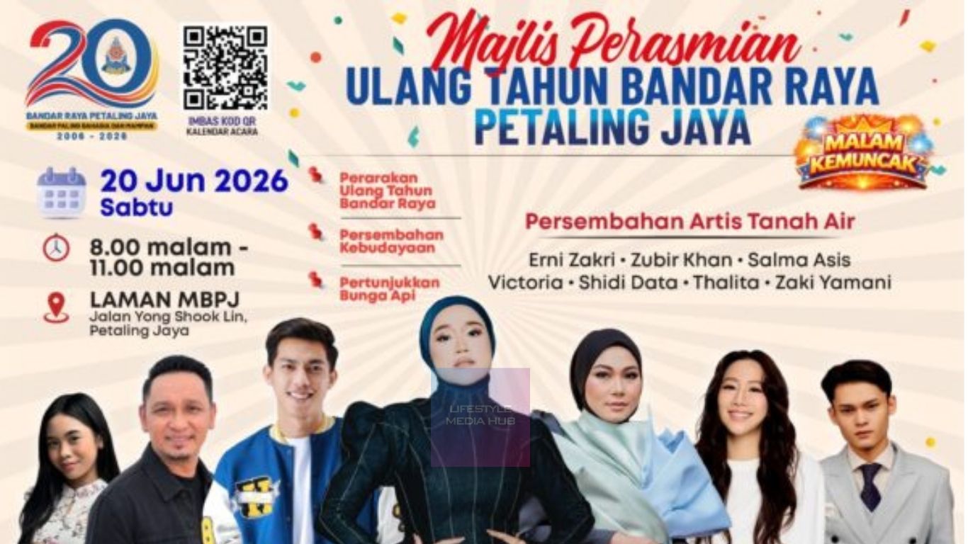Artis popular bakal meriahkan Festival Ulang Tahun Bandar Raya Petaling Jaya Ke-20