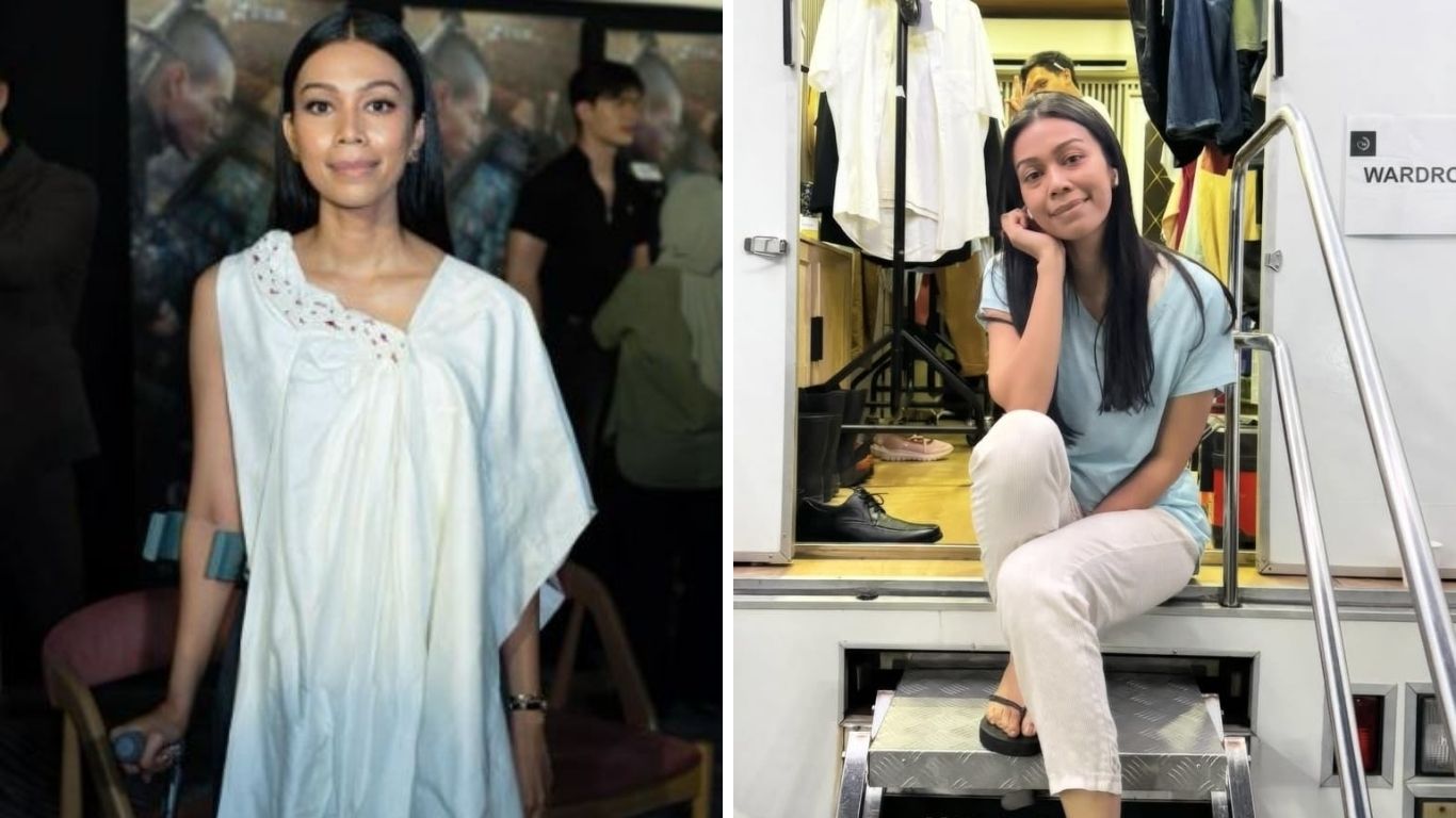  Leka main telefon bimbit, Sharifah Sakinah terjatuh, kaki terseliuh