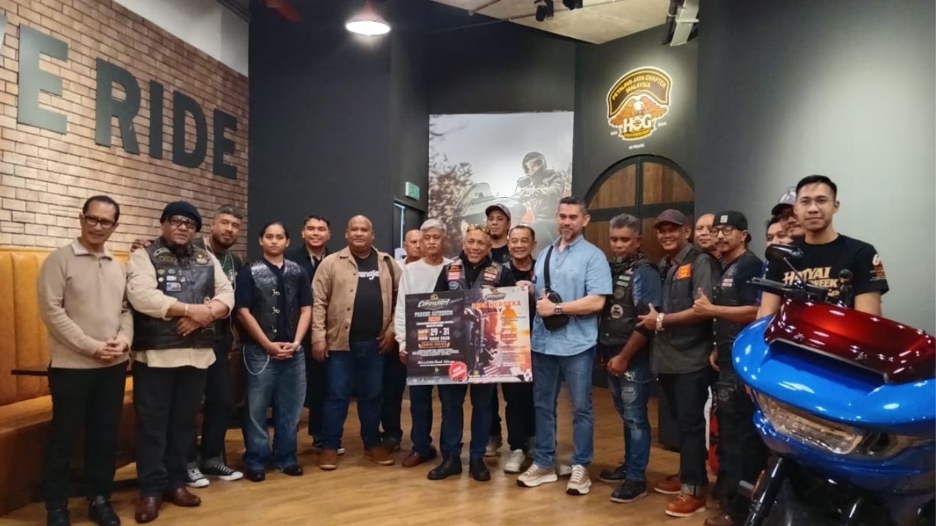 Perhimpuan Harley Davidson Di Kuantan, Pahang Dianjur Sempena Merdeka