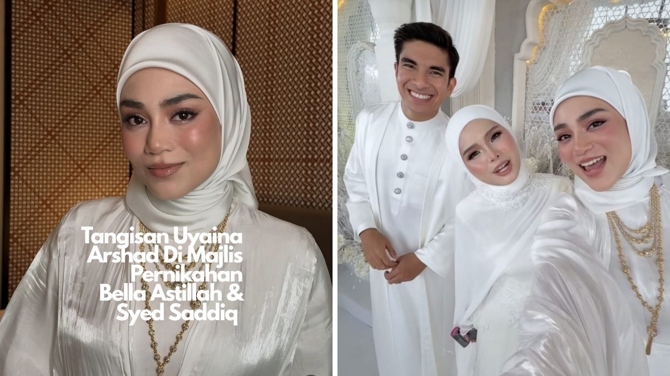 Tiada Figura Bapa Ketika Akad Nikah, Uyaina Sebak Di Majlis Bella Astillah & Syed Saddiq