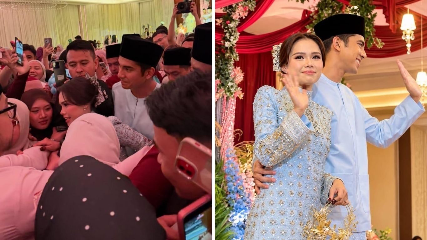 Lebih 10,000 Tetamu Raikan Syed Saddiq & Bella Astillah Di Muar