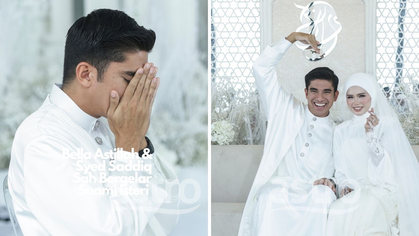 Dengan Sekali Lafaz, Cinta Bella Astillah Dan Syed Saddiq Dimeterai